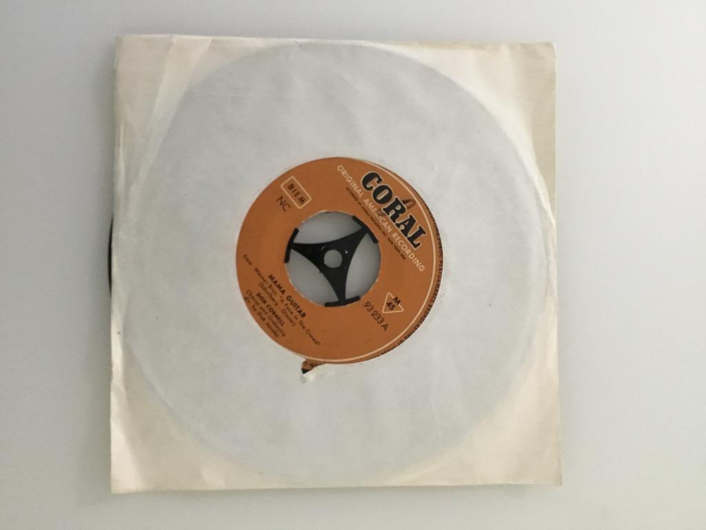 45 RPM Don Cornell Mama Guitar 1957, Enlèvement ou Envoi, Utilisé, Pop