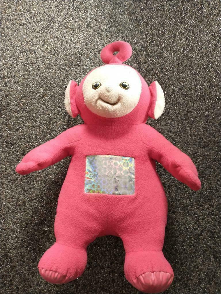 Knuffel Teletubbies Po groot, Kinderen en Baby's, Speelgoed | Knuffels en Pluche, Ophalen, Gebruikt, Overige typen
