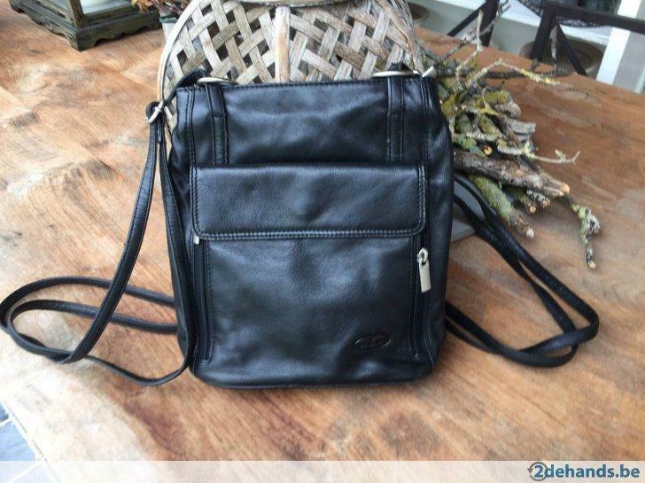Handtas in leder, Ophalen, Gebruikt, Handtas
