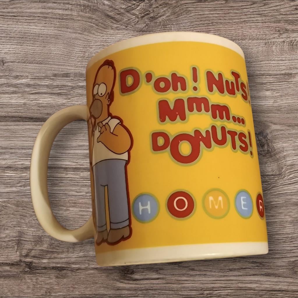Mok van the simpsons, Verzamelen, Glas en Drinkglazen, Ophalen of Verzenden, Zo goed als nieuw
