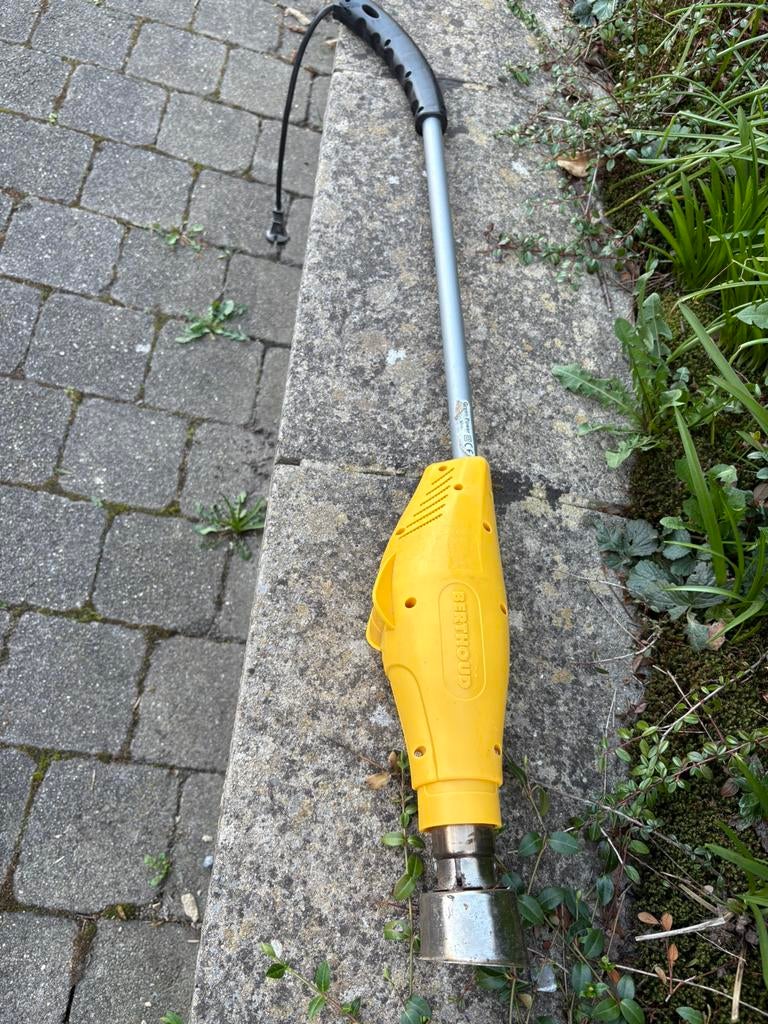 Elektrische onkruidverdelger, Ophalen, Gebruikt