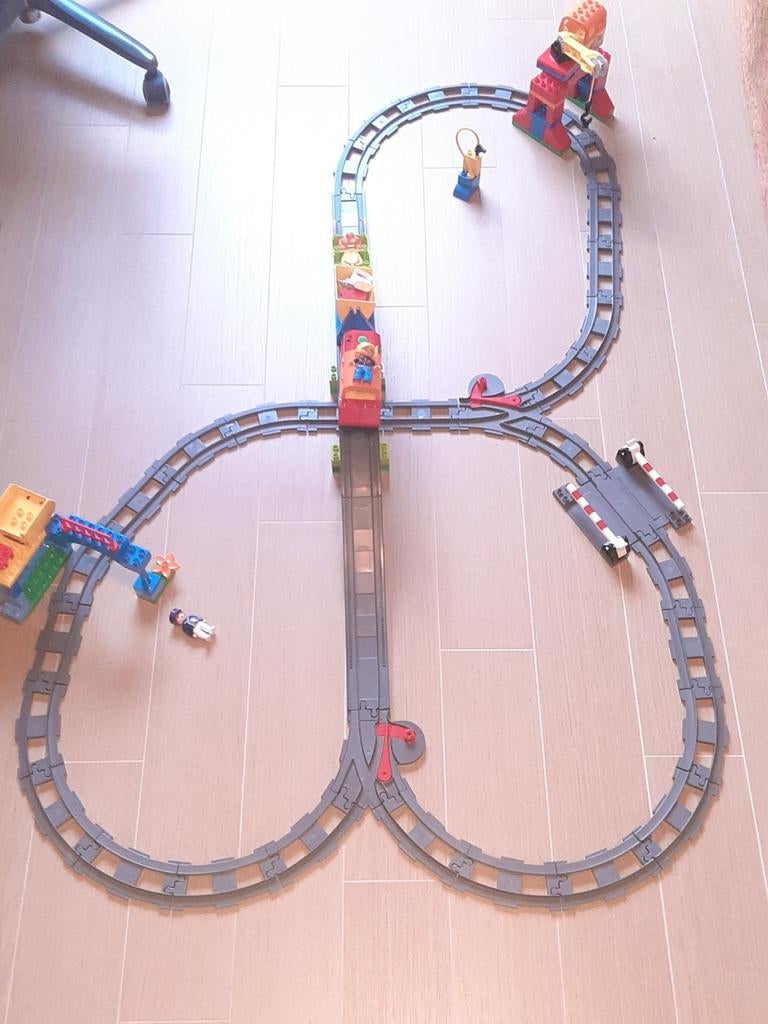 Treinset 10508 (niet helemaal compleet) met extra's, Ophalen, Gebruikt