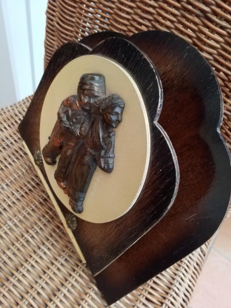 Oud houten postvak, Ophalen, Gebruikt