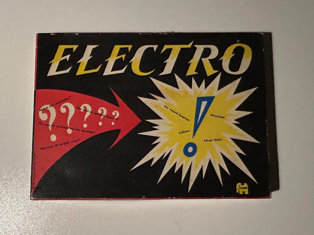 Retro bordspel Electro - jaren 1980 - mooie staat., Enlèvement, Utilisé