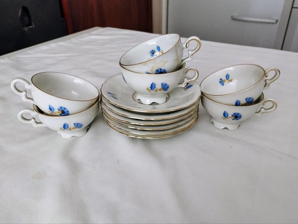 BAVARIA 6 TASSES ET 6 SOUS TASSES, Enlèvement