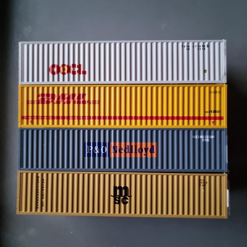 FLEISCHMANN CONTAINERS -LOS- H0, Ophalen of Verzenden, Zo goed als nieuw, Fleischmann