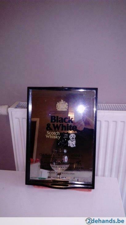 Dienblad Black e White whisky, Verzamelen, Ophalen of Verzenden, Gebruikt