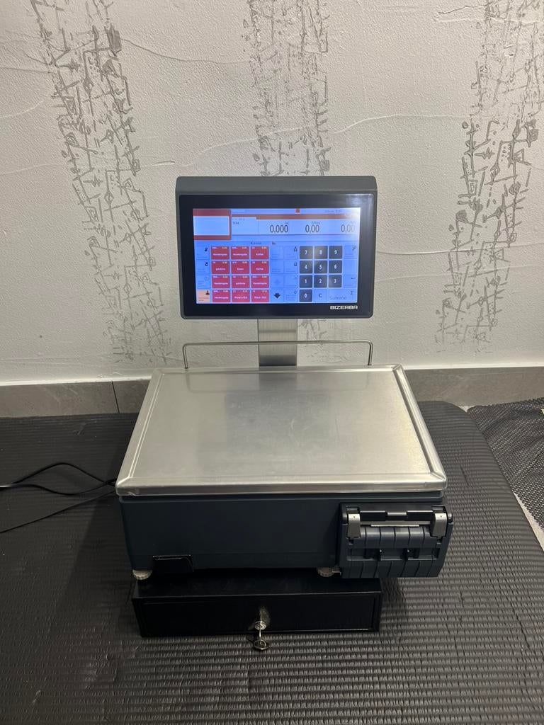 BIZERBA XC 800 BALANCES WEEGSCHAL CAISSE SCALE, Balance de magasin, Enlèvement ou Envoi, 10 à 50 kg, 1 à 500 grammes