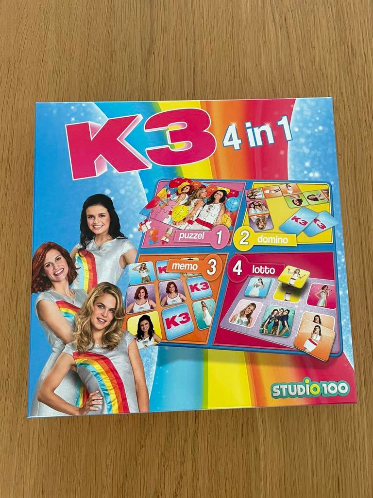 Jeu K3 4 en 1, Enlèvement ou Envoi, Utilisé