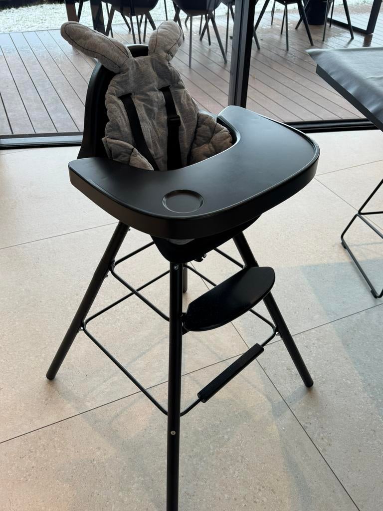 CHAISE HAUTE ENFANTS - ilot de cuisine | CHILDHOME, Enlèvement, Comme neuf, Chaise de table, Ceinture(s)