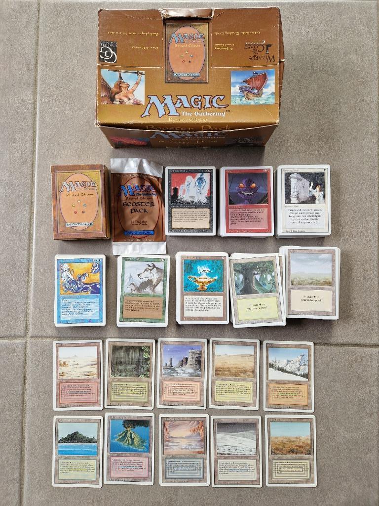 MTG Revised set complet avec Dual lands Magic The Gathering, Enlèvement ou Envoi, Utilisé, Plusieurs cartes