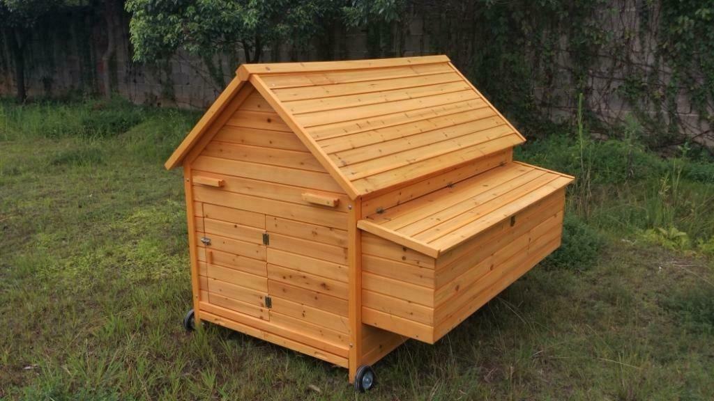Poulailler MOBILE 15 poules abri poule caille coq GEANT XXL, Envoi, Neuf, Poulailler