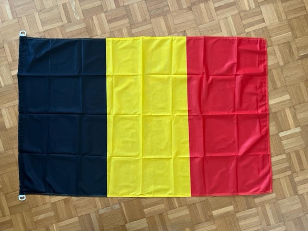 Belgische vlag 90x140, Diversen, Ophalen of Verzenden, Nieuw