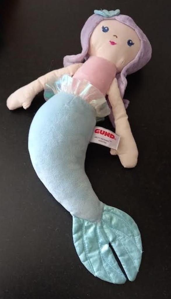 Knuffel zeemeermin, Kinderen en Baby's, Speelgoed | Knuffels en Pluche, Ophalen of Verzenden, Zo goed als nieuw