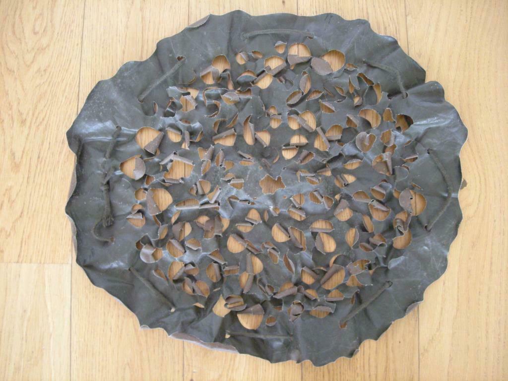 Helmcamouflage kunststof - type "salade", Verzamelen, Ophalen of Verzenden, Helm of Baret