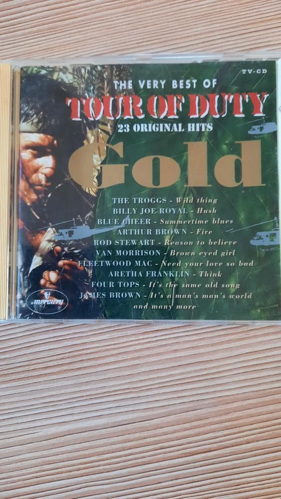 CD TOUR OF DUTY GOLD (1994), Enlèvement ou Envoi, Comme neuf, Pop