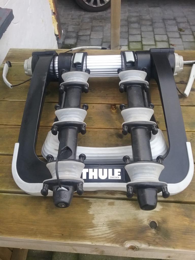 Fietsendrager Thule RaceWay992259, Ophalen, 3 fietsen of meer, Zo goed als nieuw, Achterklepdrager