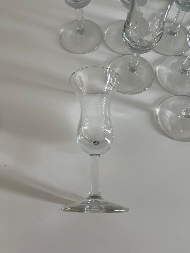 Jeneverglazen, 12cm, 10 stuks, perfecte staat, Verzamelen, Ophalen of Verzenden, Zo goed als nieuw