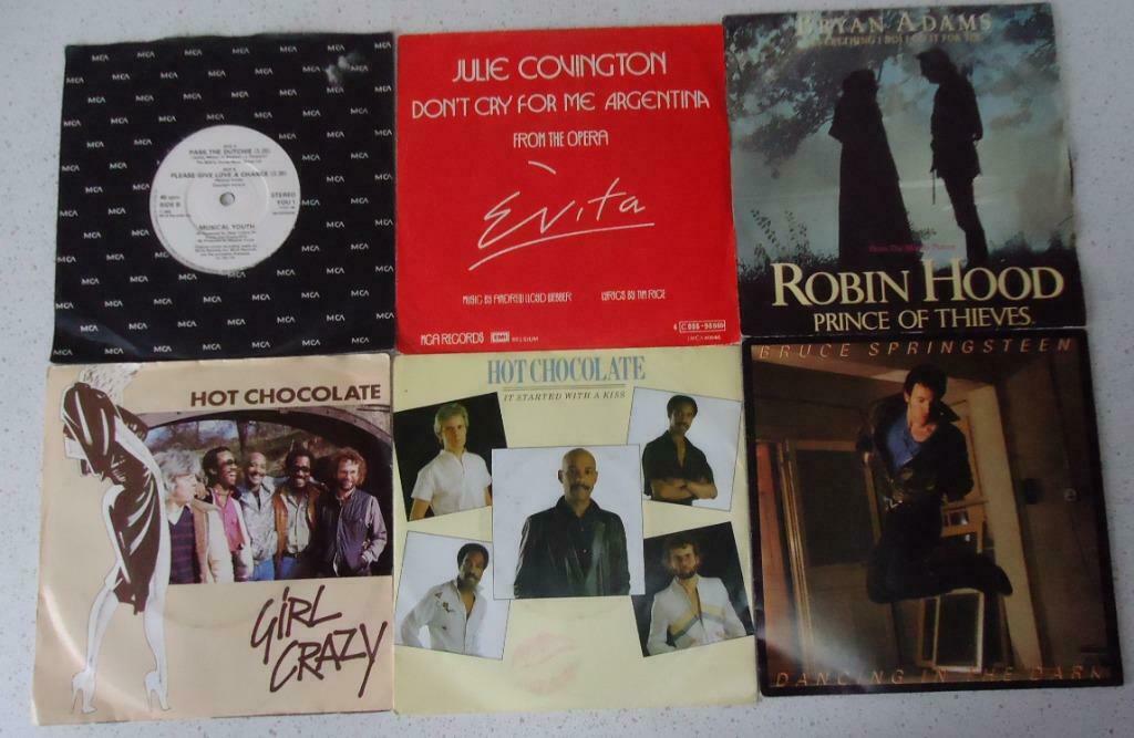 Part 101 - 6 Singeljes van Musical Youth, Julie Covington,, Cd's en Dvd's, Gebruikt, 7 inch, Single, Ophalen of Verzenden