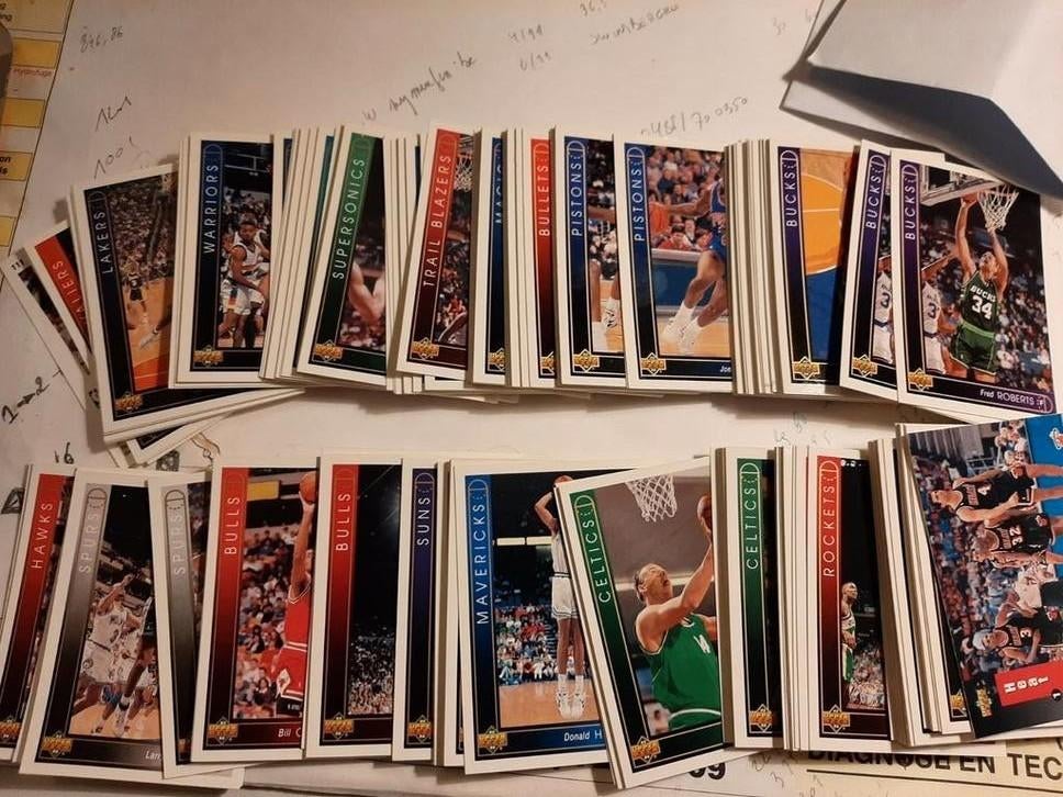 Lot d'environ 1500 cartes USA Upper Deck 1992 - 93  - 94, Enlèvement ou Envoi, Comme neuf