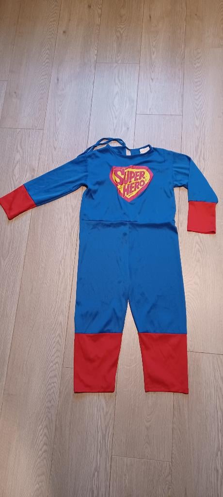 Verkleedkleding - onesie Superheld - Maat 4-6 jaar, Ophalen of Verzenden, Gebruikt, 110 t/m 116, Jongen