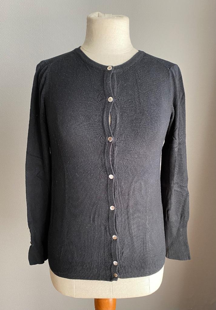 Zwarte gilet Zara maat M, Maat 38/40 (M), Verzenden, Zo goed als nieuw, Zara