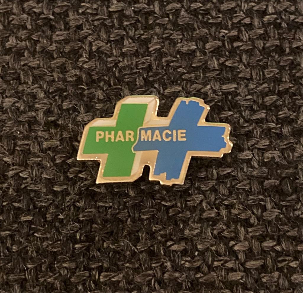 PIN - PHARMACIE, Envoi, Utilisé, Autres sujets/thèmes, Insigne ou Pin's