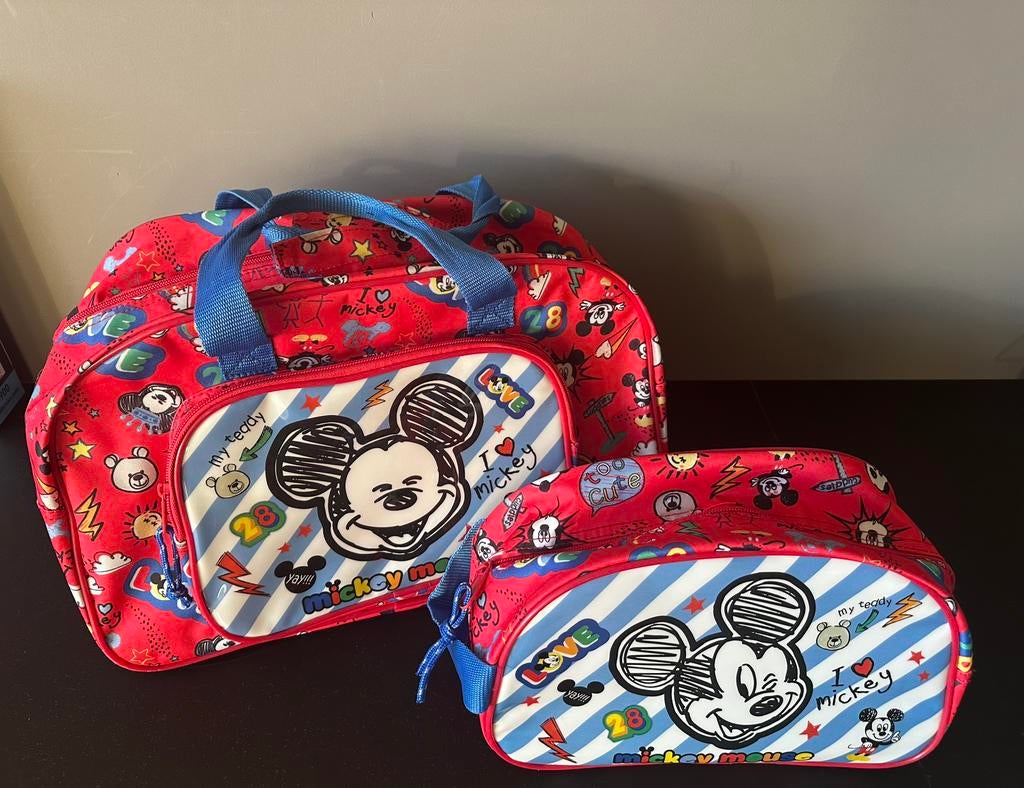 Grote en kleine zak Mickey Mouse, Ophalen, Zo goed als nieuw