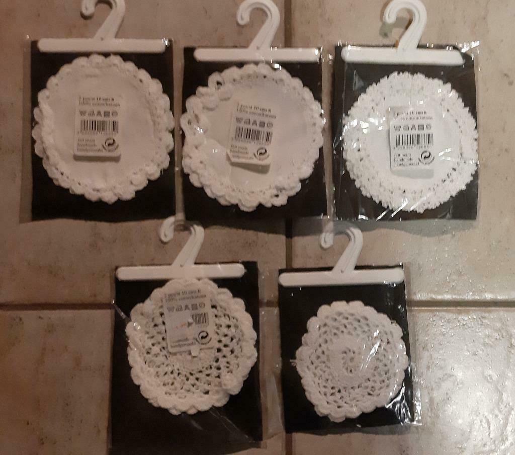 10 handgemaakte katoenen doekjes, Ophalen of Verzenden, Nieuw