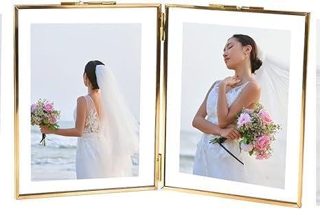 Gouden Messing Opvouwbare Fotolijst | GRATIS LEVERING
