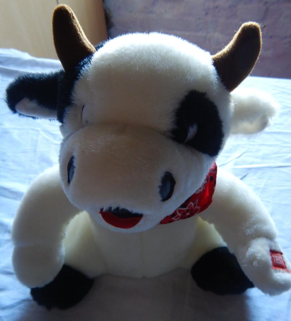 Vache qui meugle (peluche) en bel état., Enlèvement ou Envoi, Vache
