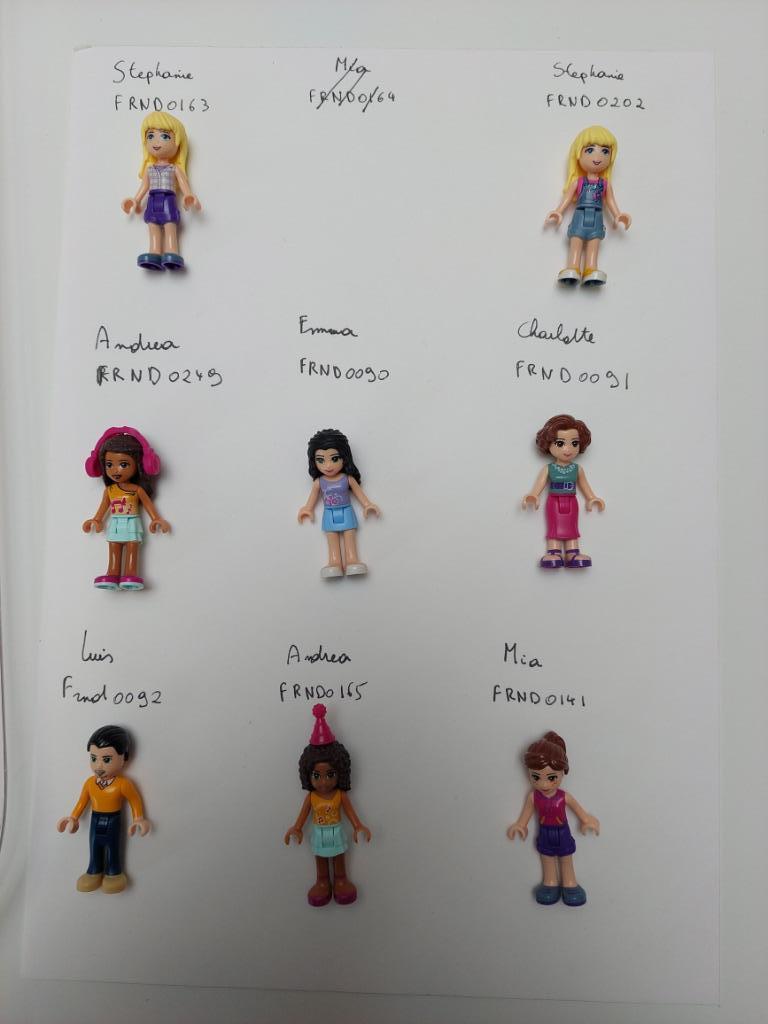 Lego: losse minifiguren/minidolls Friends, Ophalen of Verzenden, Zo goed als nieuw, Lego
