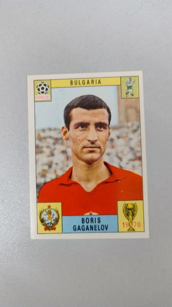 Panini Mexico 70: Bulgaria - Boris Gaganelov., Enlèvement ou Envoi, Comme neuf