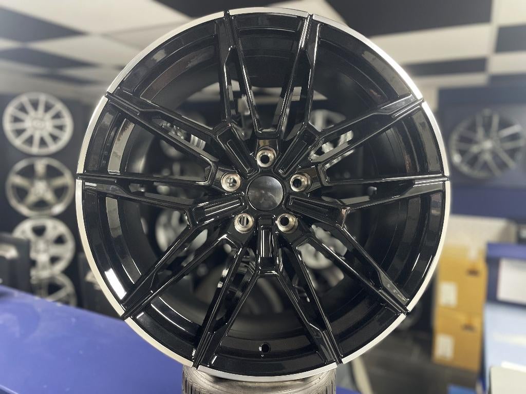 IN STOCK: NIEUWE set 19 inch 5x112 sportvelgen voor BMW, Autos : Pièces & Accessoires, Pneus & Jantes, Jante(s), Pneus été, 19 pouces