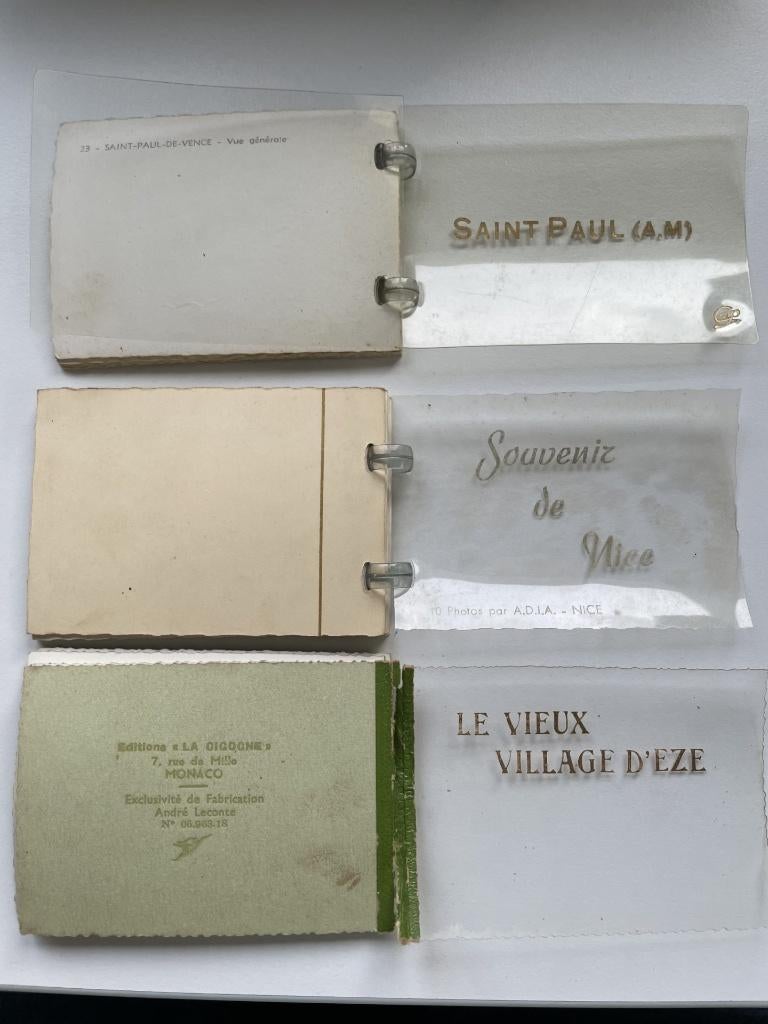 Vintage Mini fotoboekjes Frankrijk, Enlèvement, 1940 à 1960, Utilisé, Photo