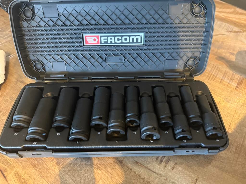 Coffret de douilles à chocs Facom NS.405A - Excellent état, Enlèvement, Comme neuf