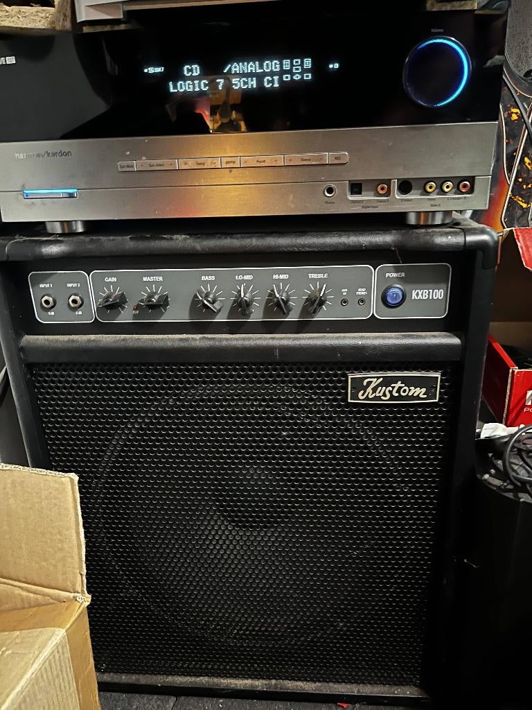 KUSTOM KXB100 BASS COMBO, Ophalen of Verzenden, Zo goed als nieuw, Basgitaar, 50 tot 100 watt