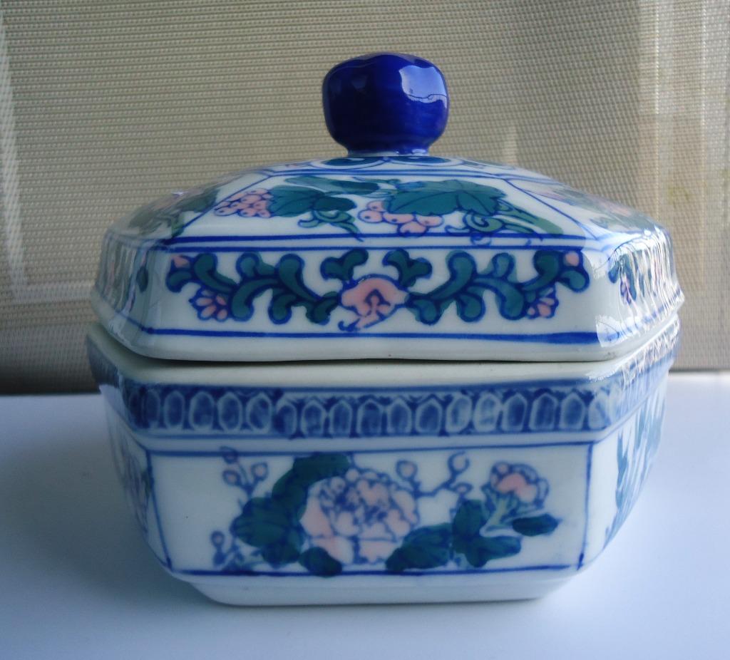 Bol Porcelaine Chinoise Couvert Hexagonal Vintage😍💑🤗🎁, Enlèvement ou Envoi
