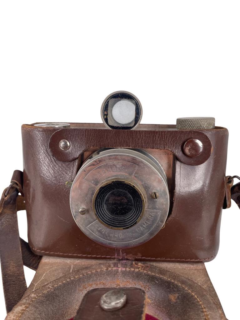Tabbes Synchro camera met etui Nederland 1948, Ophalen of Verzenden, Fototoestel