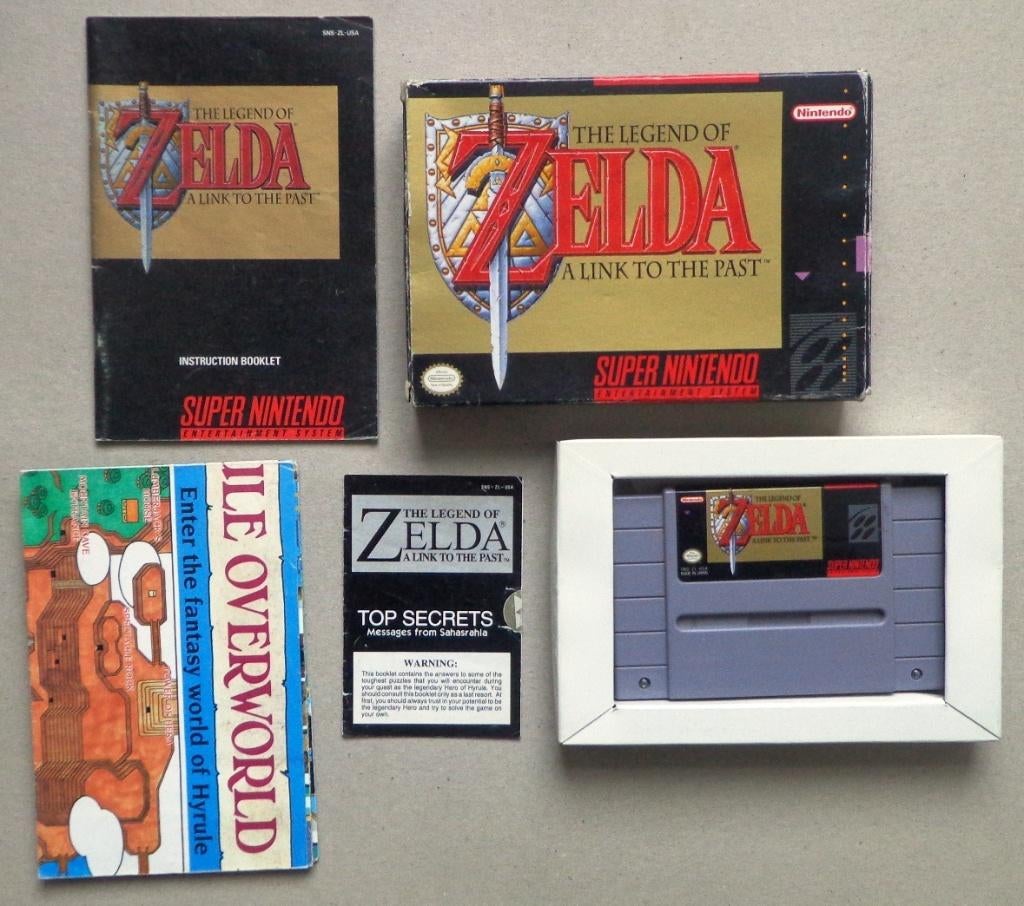 Zelda Link to the Past voor de Amerikaanse SNES Compleet, Games en Spelcomputers, Ophalen of Verzenden, Gebruikt
