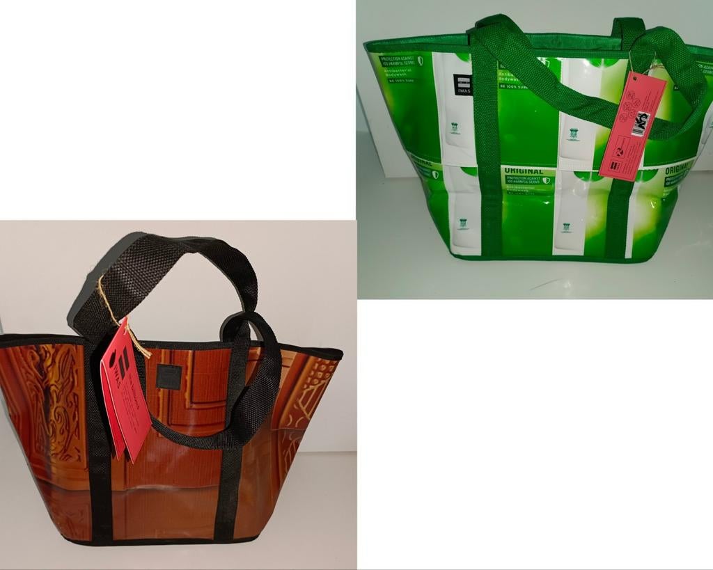 IWAS upcycled shopper, Ophalen of Verzenden, Nieuw, Shopper