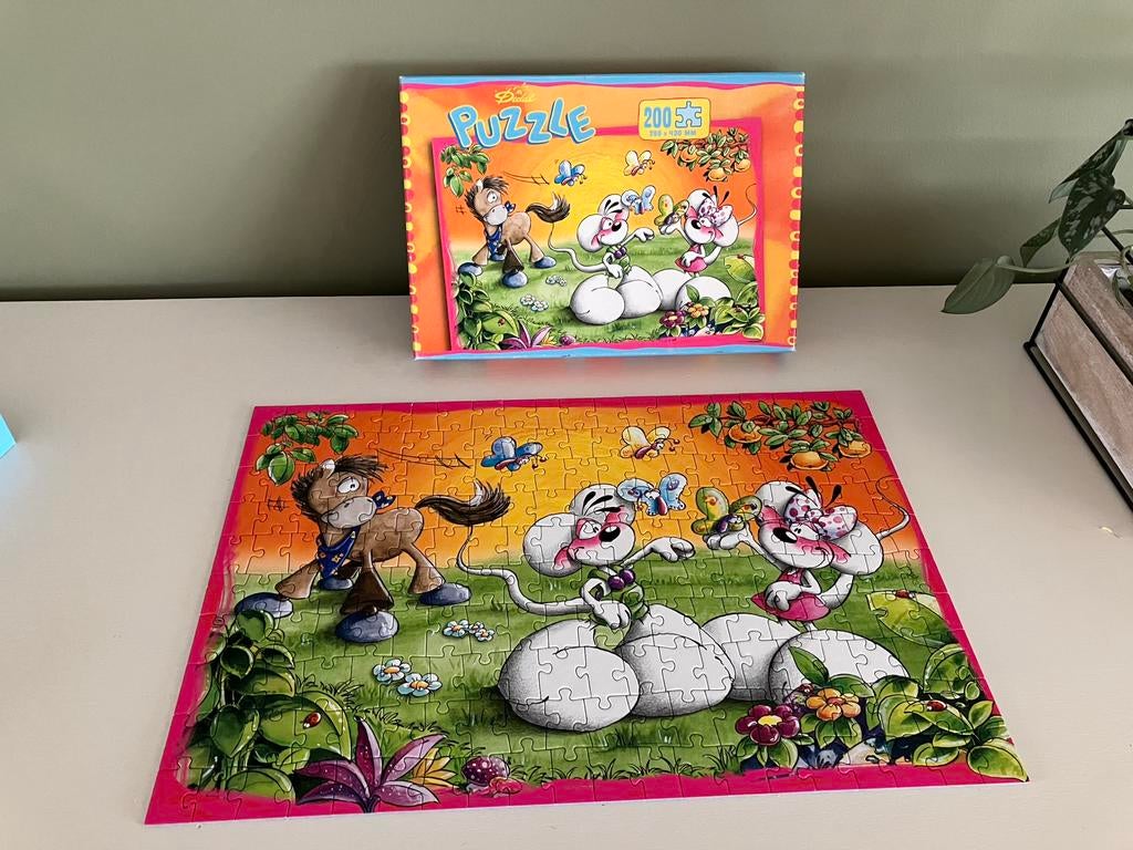 Puzzel 200 stukjes diddl, diddlina en galupy, Ophalen of Verzenden, Diddl, Zo goed als nieuw