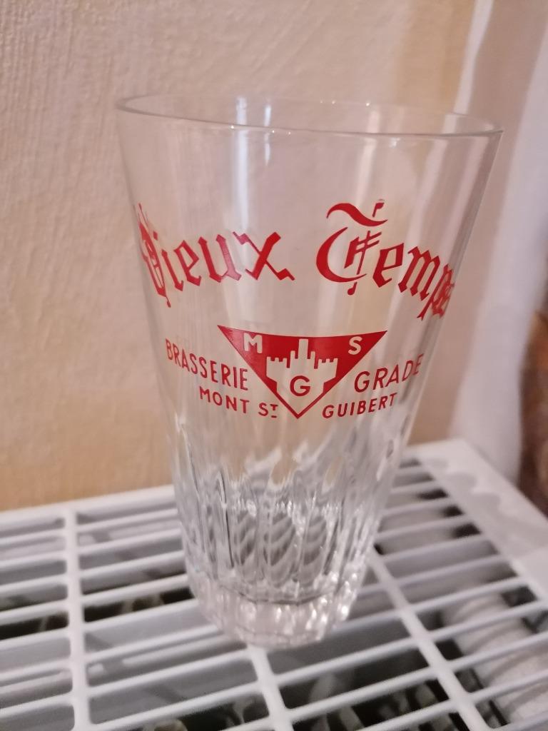 A vendre 1 verre de Vieux Temps €, Ophalen, Gebruikt, Bierglas