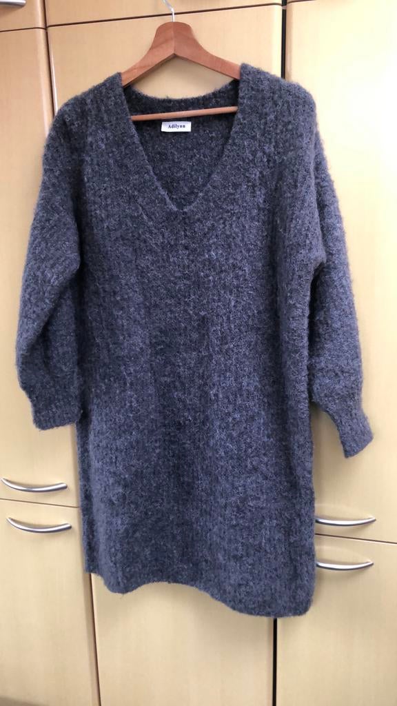 Wollen kleed M, Kleding | Dames, Ophalen of Verzenden, Zo goed als nieuw, Grijs