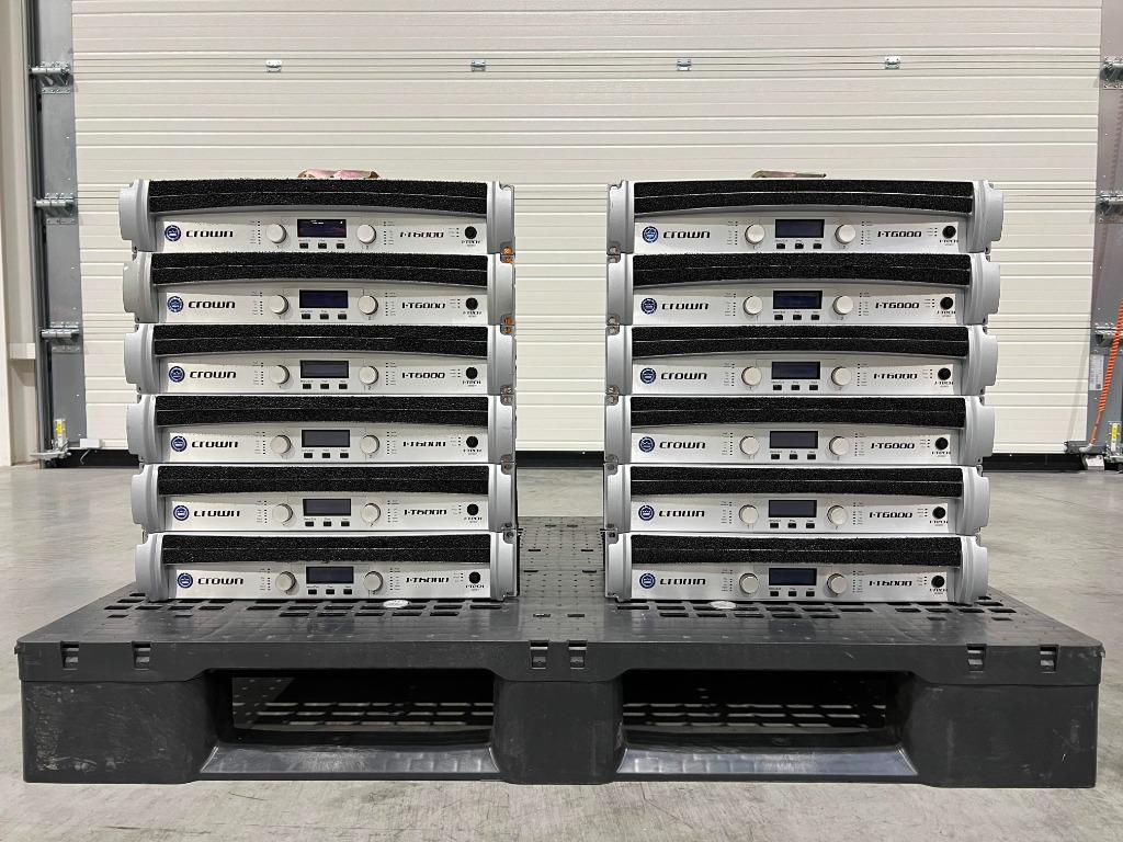 Crown I-Tech 6000 2x3000W/4Ohm (4x), Enlèvement ou Envoi, Utilisé