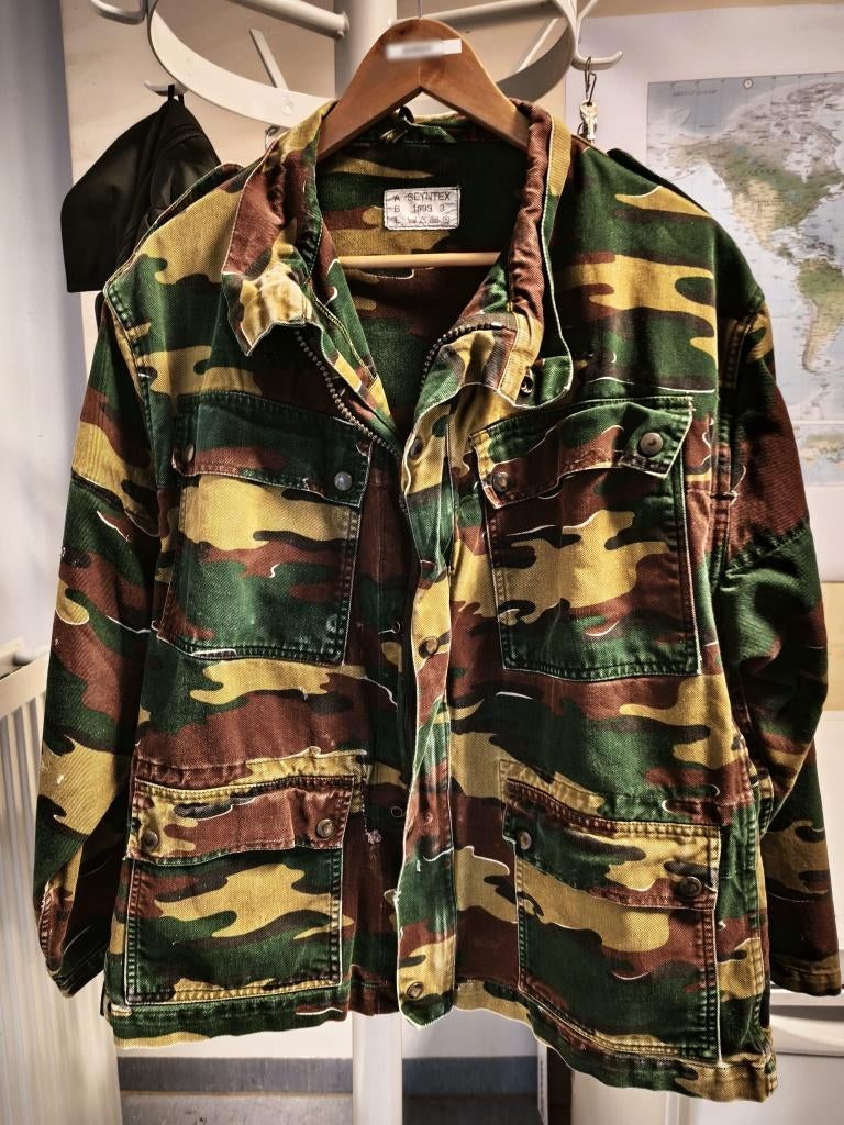 ABL woodland camouflage jacket (zakkenfrak, oud model), Verzamelen, Ophalen of Verzenden, Landmacht, Kleding of Schoenen