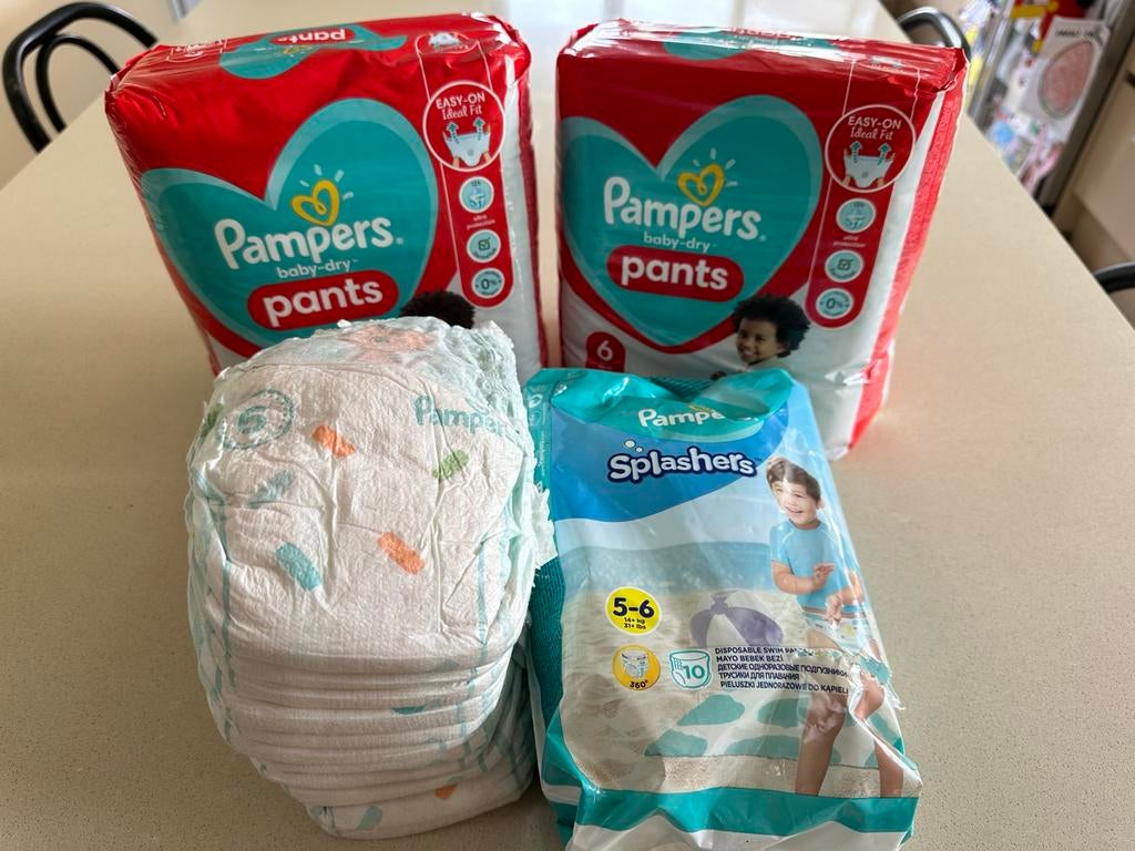 Te koop: Lot pamperbroekjes maat 6 – ideaal voor ‘s nachts, Enlèvement, Neuf