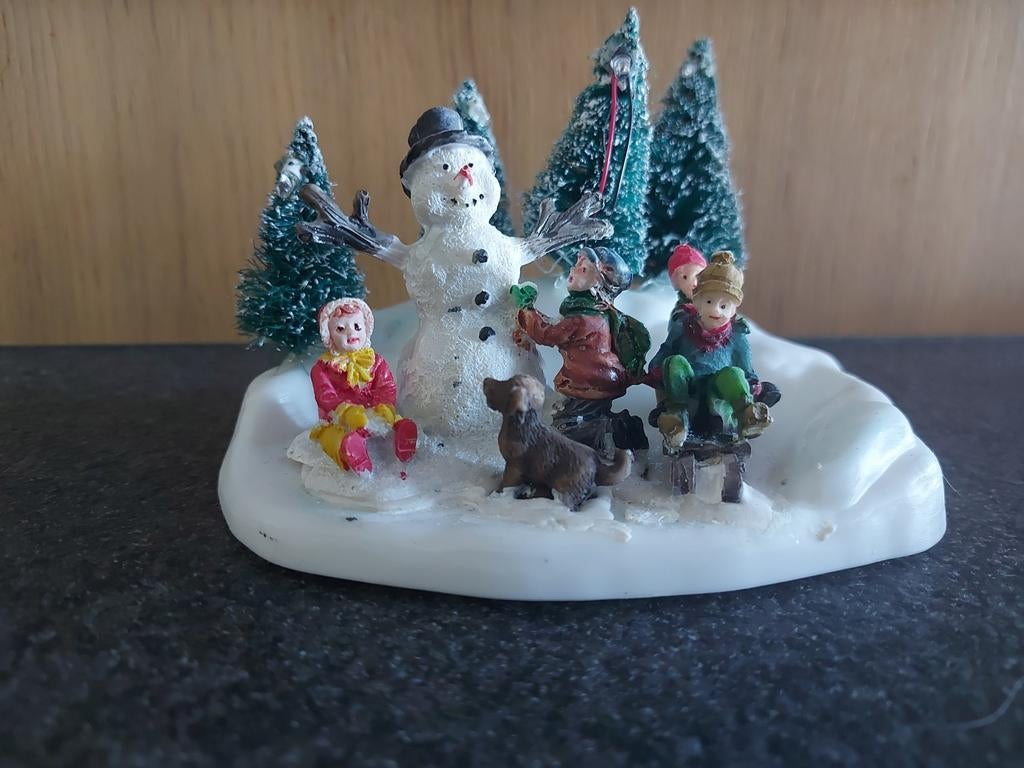 Kerstdecoratie sneeuwman met licht, Diversen, Ophalen, Zo goed als nieuw