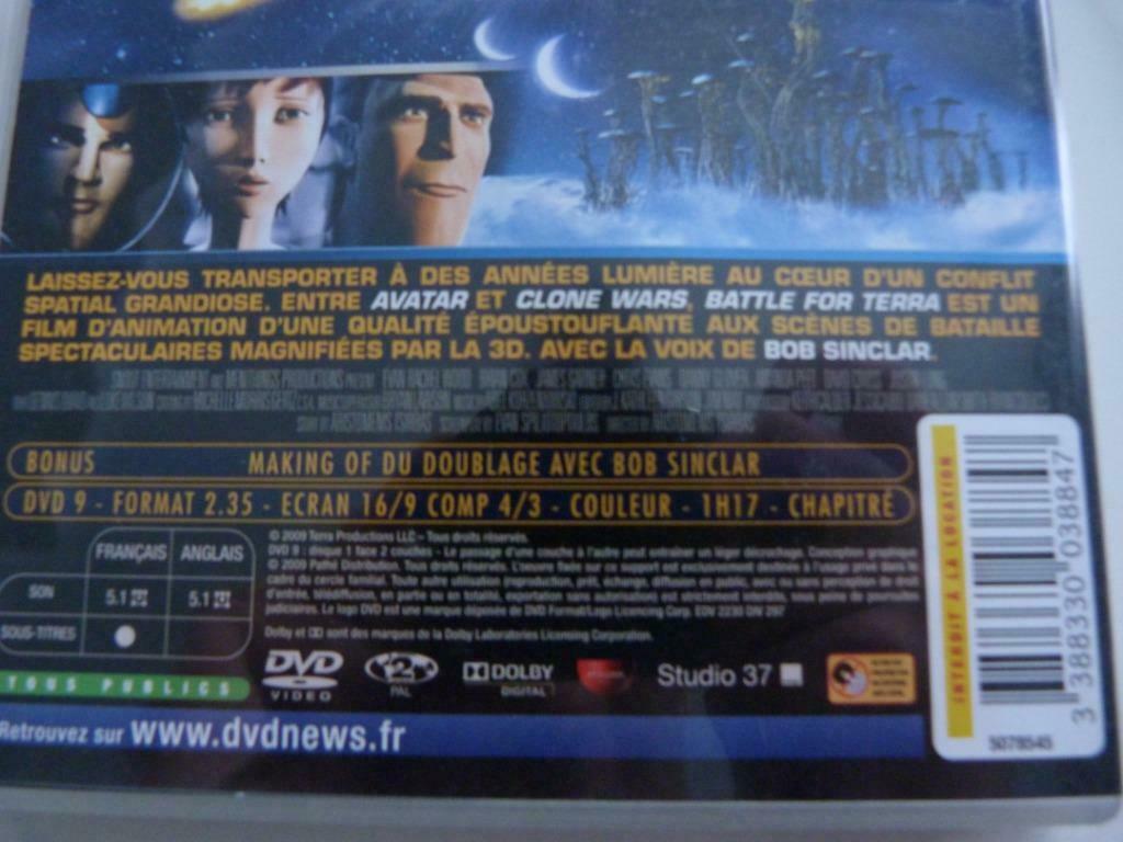Battle For Terra 3D [DVD], Cd's en Dvd's, Tekenfilm, Ophalen of Verzenden, Zo goed als nieuw, Alle leeftijden