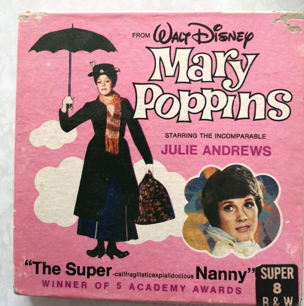 Super 8 Walt Disney Mary Poppins N&B sonore, Enlèvement ou Envoi, Autres personnages, Comme neuf, Autres types